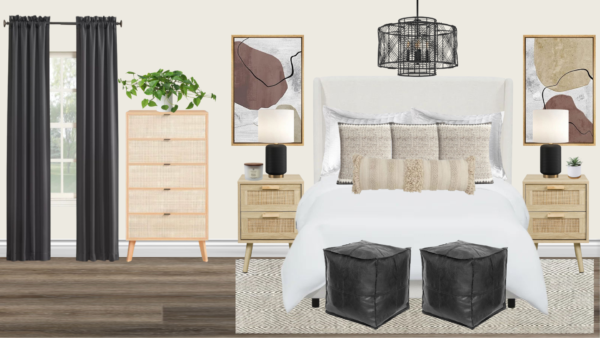 Non Luxury Modern Bedroom