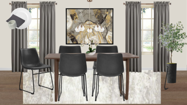 Non Luxury Modern Dining Room