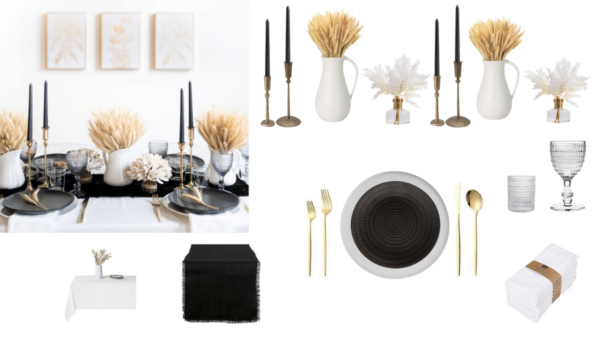 Modern Fall Tablescape