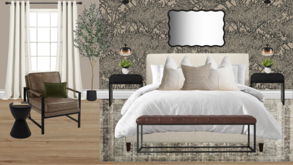 Non Luxury Modern Bedroom