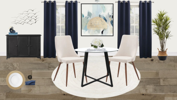 Non Luxury Coastal Breakfast Nook
