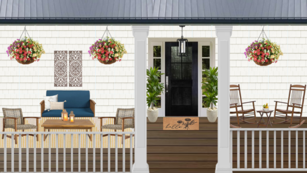 Non Luxury Summer Front Porch