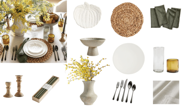 Traditional Fall Tablescape
