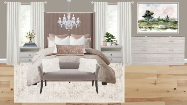 Non Luxury Transitional Bedroom