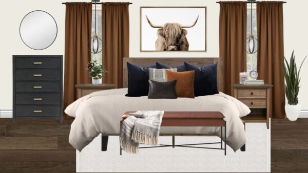 Non Luxury Transitional Bedroom