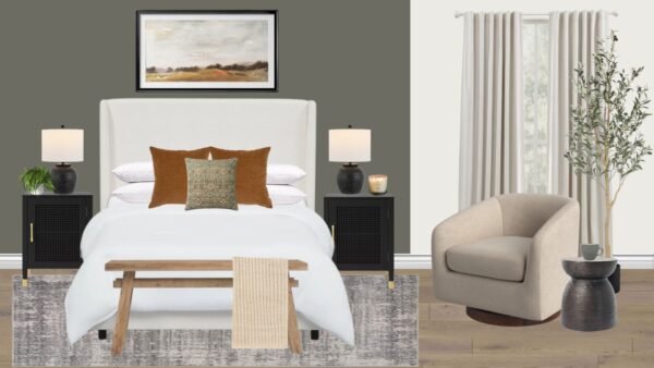Non Luxury Transitional Bedroom