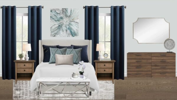 Non Luxury Transitional Bedroom