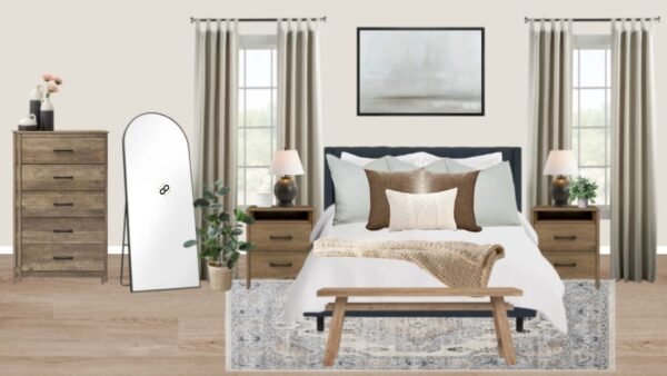 Non Luxury Transitional Bedroom