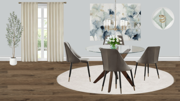 Non Luxury Transitional Breakfast Nook