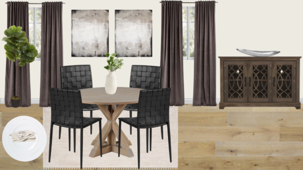 Non Luxury Transitional Breakfast Nook