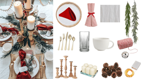 Transitional Christmas Tablescape