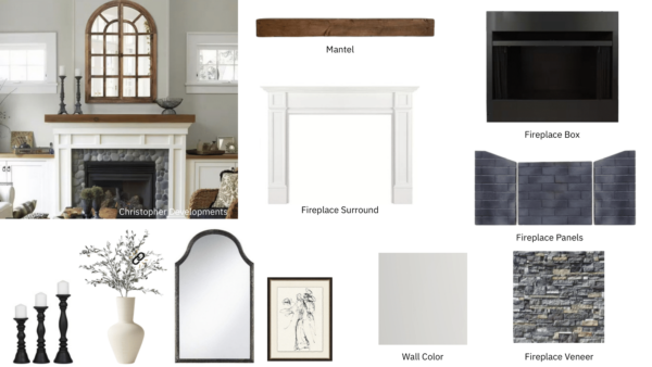 Transitional Fireplace Renovation