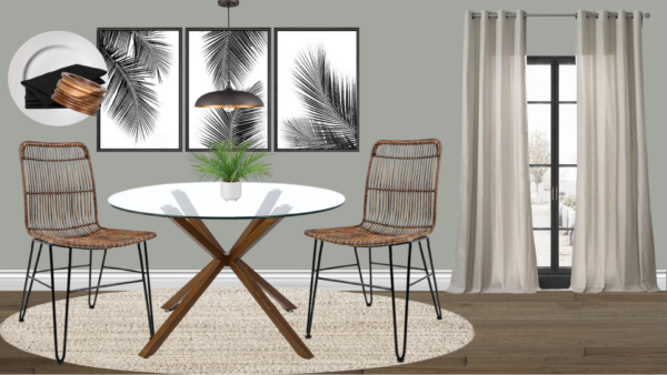 Non Luxury Coastal Breakfast Nook