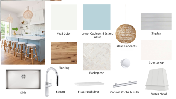 Mid Range Coastal Kitchen Renovation
