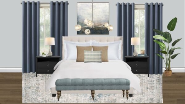 Non Luxury Transitional Bedroom