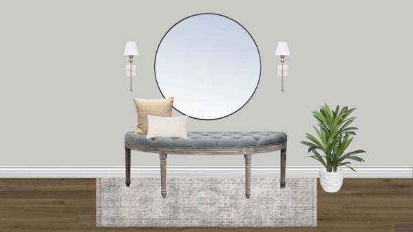 Non Luxury Transitional Entrance Foyer