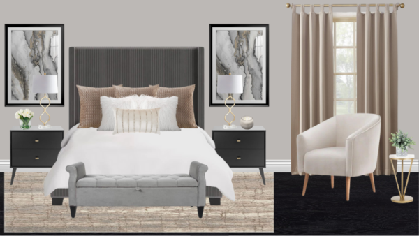 Non Luxury Modern Bedroom