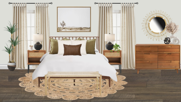 Non Luxury Boho Bedroom