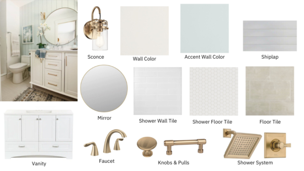 Mid Range Coastal Bathroom Renovation