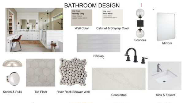 Mid Range Farmhouse Bathroom Renovation