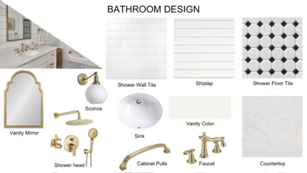 Mid Range Farmhouse Bathroom Renovation