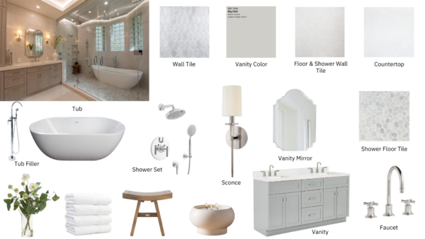 Luxury Transitional Bathroom Renovation