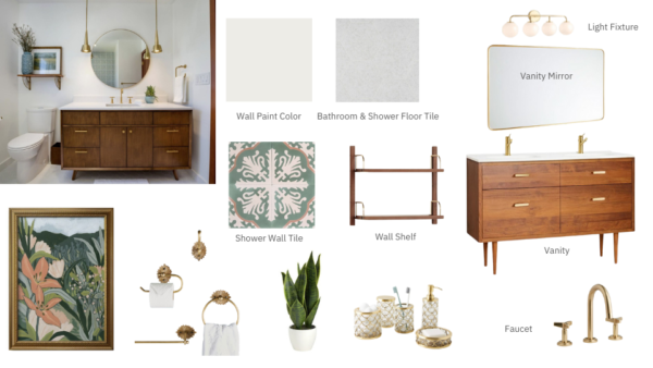 Mid-Century Bathroom Renovation
