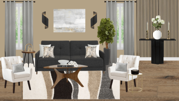 Non Luxury Modern Living Room