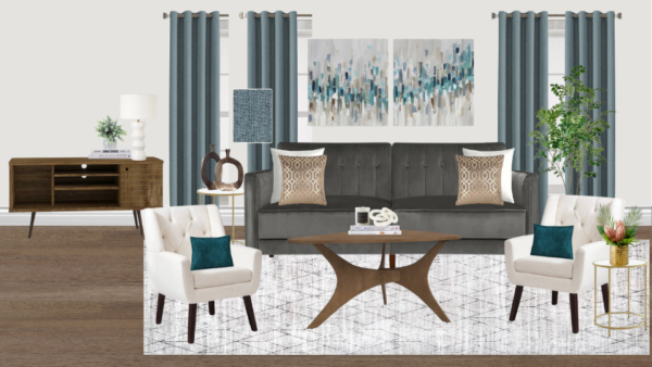 Non Luxury Modern Living Room