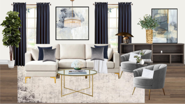 Non Luxury Modern Living Room