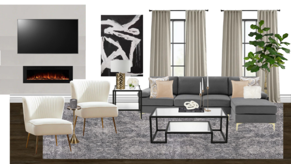 Non Luxury Modern Living Room