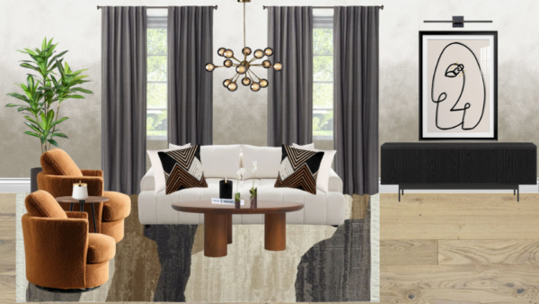 Non Luxury Modern Living Room