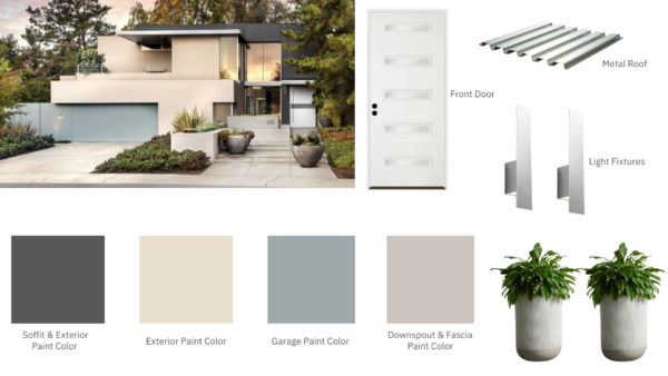 Mid Range Modern Exterior Renovation