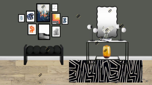 Non Luxury Modern Entrance foyer