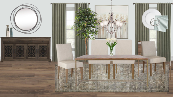Non Luxury Traditional Dining Room