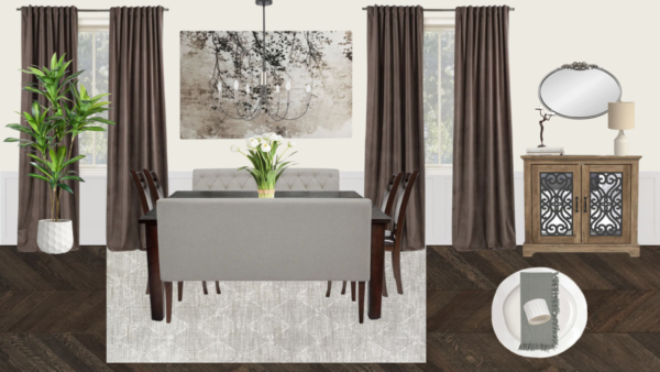 Non Luxury Traditional Dining Room