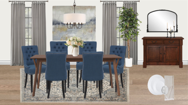 Non Luxury Traditional Dining Room
