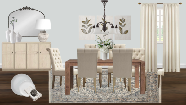 Non Luxury Traditional Dining Room