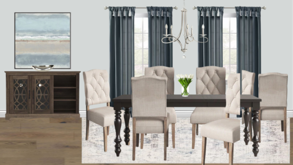 Non Luxury Traditional Dining Room