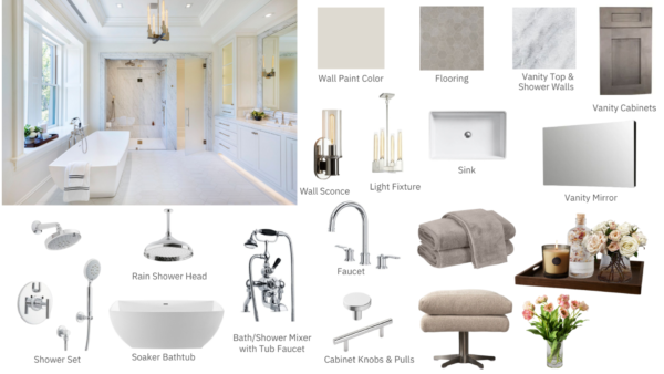 Luxury Transitional Bathroom Renovation