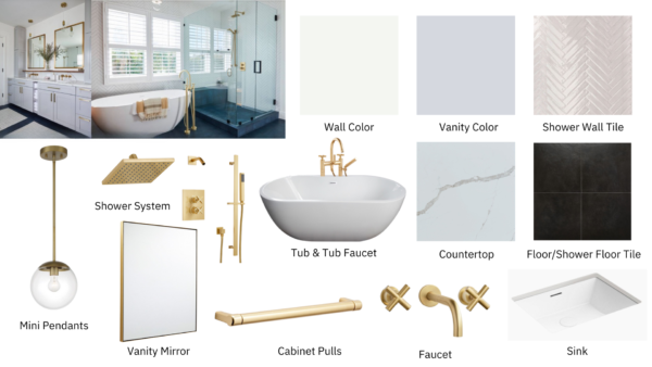 Mid Range Transitional Bathroom Renovation