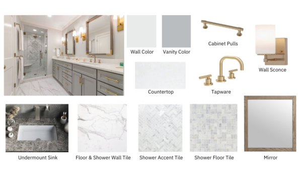 Mid Range Transitional Bathroom Renovation