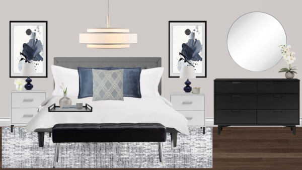 Non Luxury Modern Bedroom