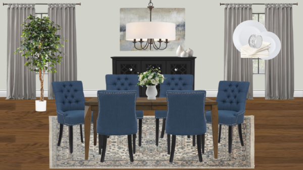 Non Luxury Traditional Dining Room