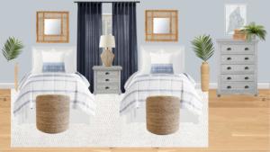 Non Luxury Coastal Bedroom