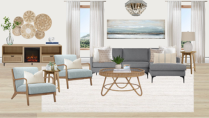 Non Luxury Coastal Living Room