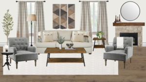 Non Luxury Farmhouse Living Room