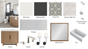 Farmhouse Mid Range Bathroom Renovation