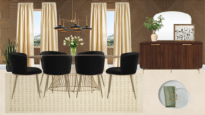 Non Luxury Mid Century Dining Room