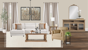 Non Luxury Traditional Living Room